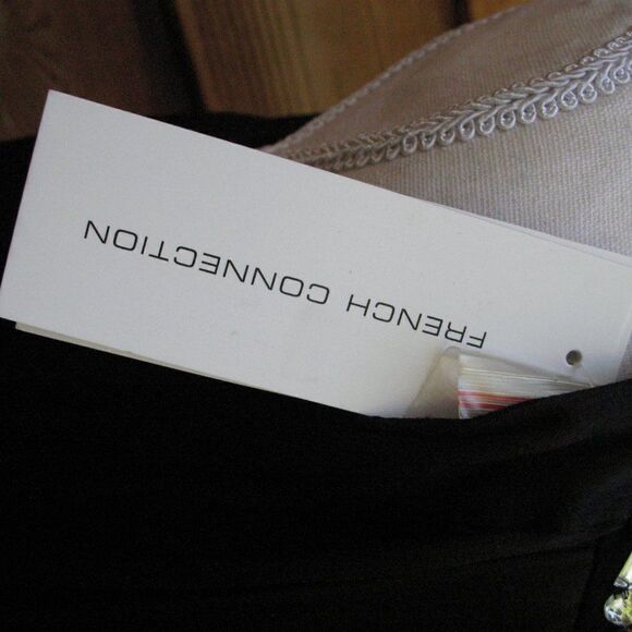 NWT French Connection Black Satin Dress - Picture 10 of 10